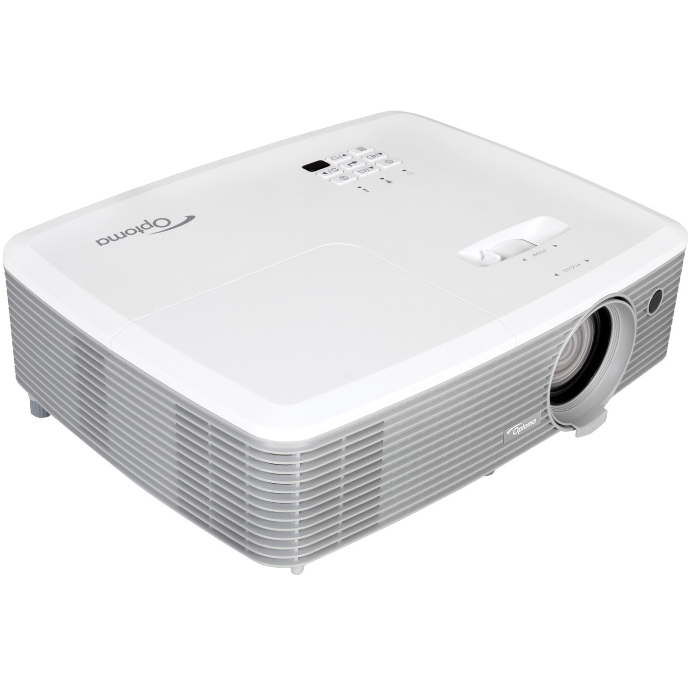 Optoma W400+ мультимедиа-проектор 4000 лм DLP WXGA (1280x800) 3D Настольный проектор Серый, Белый 95.78L01GC0E