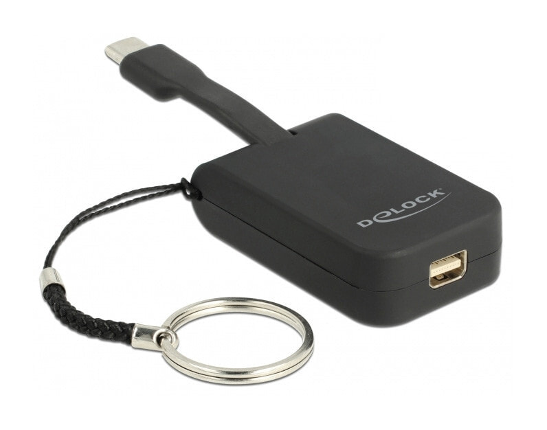 DeLOCK 63939 видео кабель адаптер 0,03 m USB Type-C mini DisplayPort Черный
