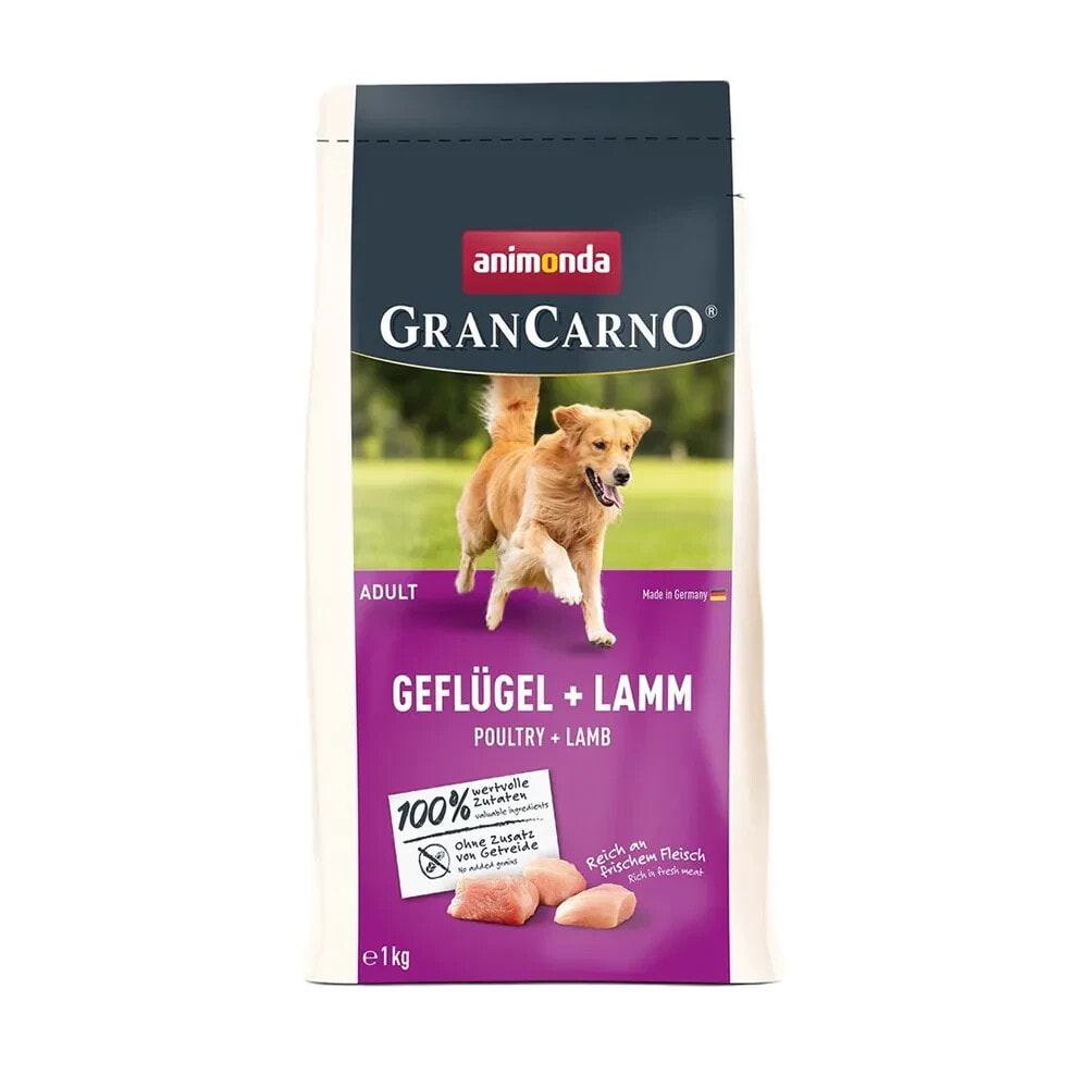 ANIMONDA Gran carno adult poultry with lamb dog food 1kg