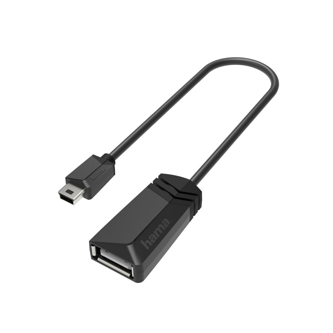 Hama 00200309 USB кабель USB 2.0 Mini-USB B USB A Черный