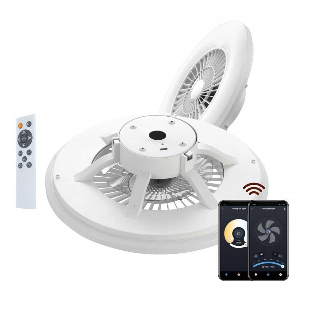 MUVIT IO Wifi CCT 600*170 mm Ceiling Fan Light