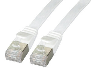 M-Cab 3581 сетевой кабель 0,5 m Cat6a U/FTP (STP) Белый