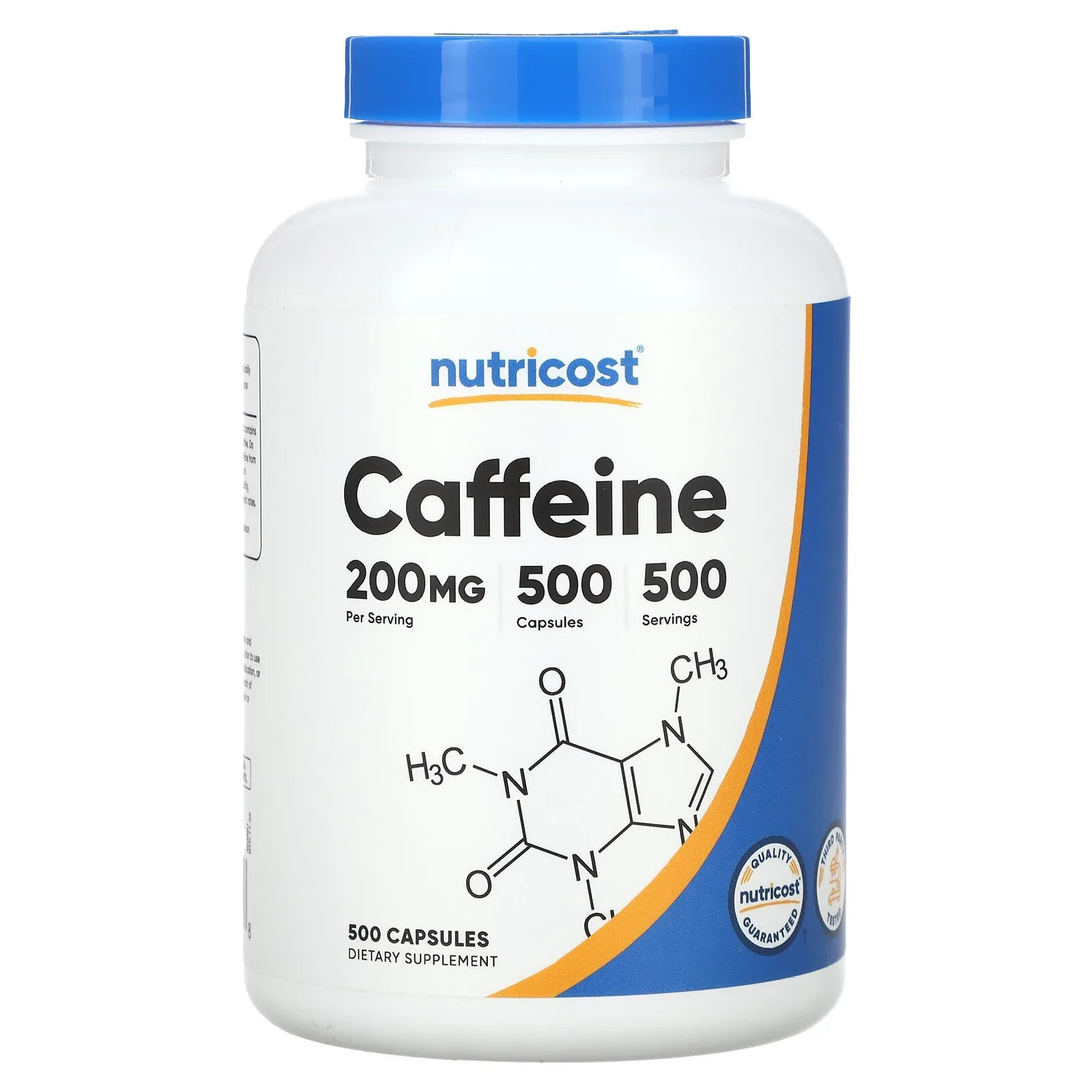 Caffeine , 100 mg , 500 Capsules