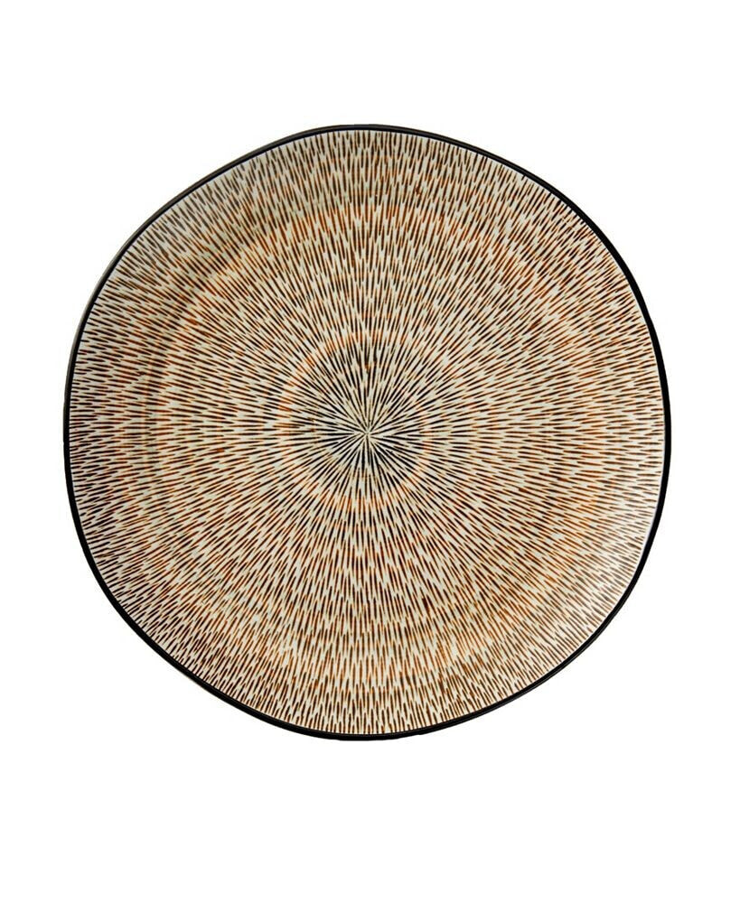 Tableau spiral Sketch Dinner Plates, Set of 4