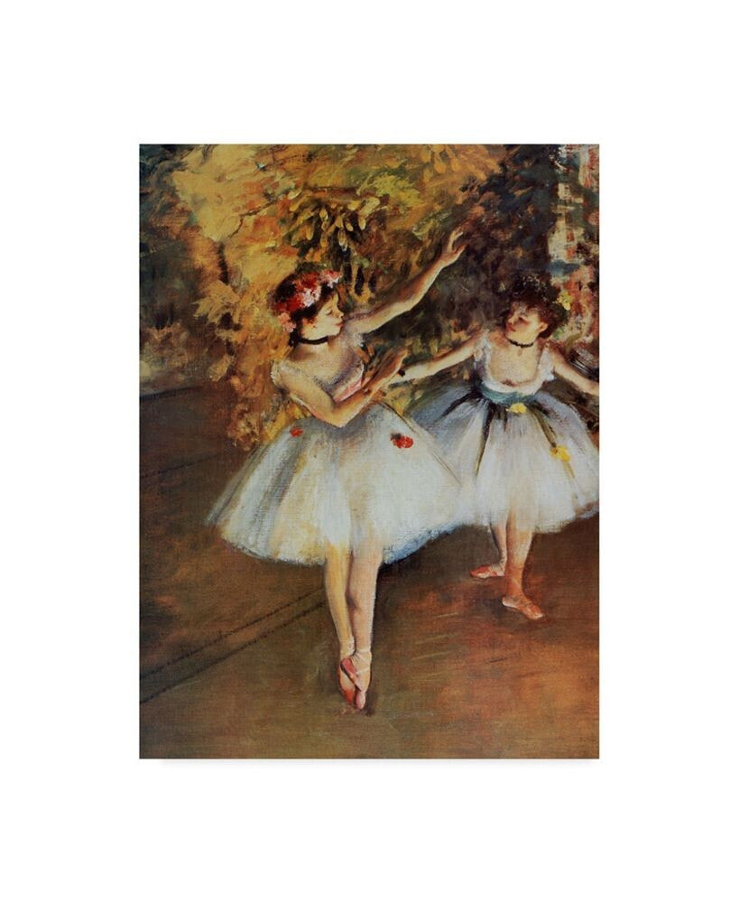 Trademark Global masters Collection 'Two Dancers On Stage' Canvas Art - 18
