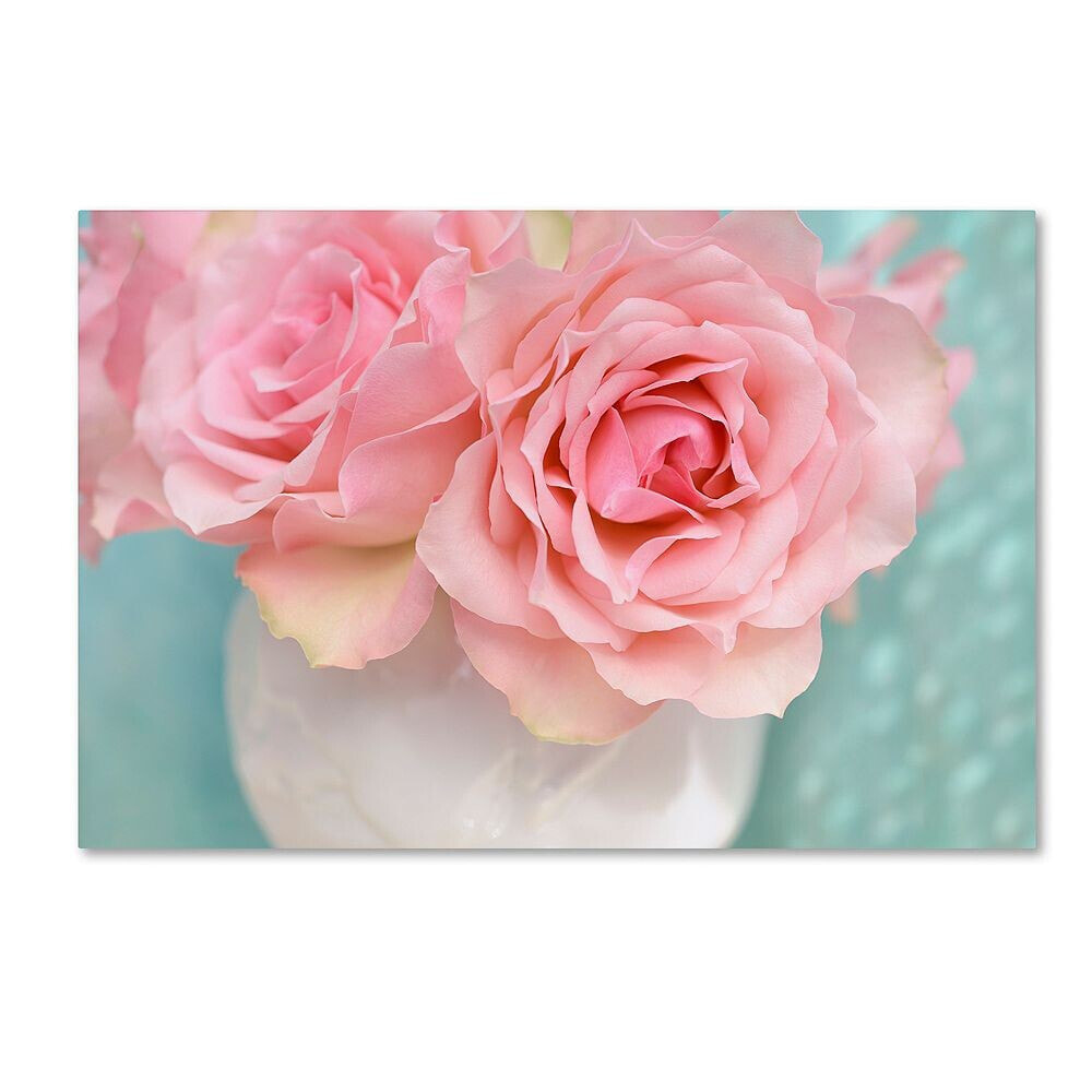 Trademark Global cora Niele 'Pink Rose Bouquet' Canvas Art, 12