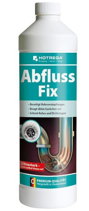 Abfluss Fix 1 Liter Konzentrat zur Entfernung organischer Verstopfungen