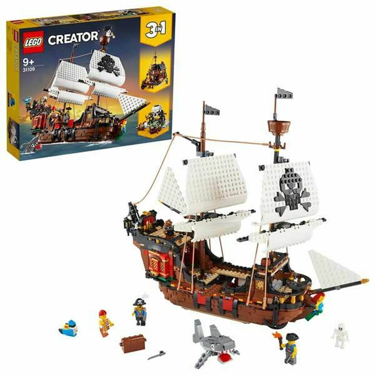 Construction set Lego 31109 19 x 37 x 45 cm 3-in-1 1260 Pieces