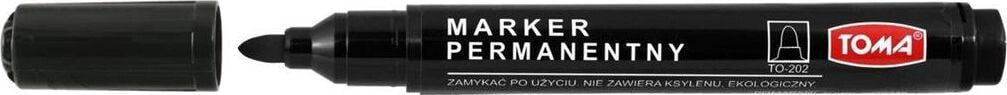 Toma Permanent Marker 202 Black (10pcs) TOMA