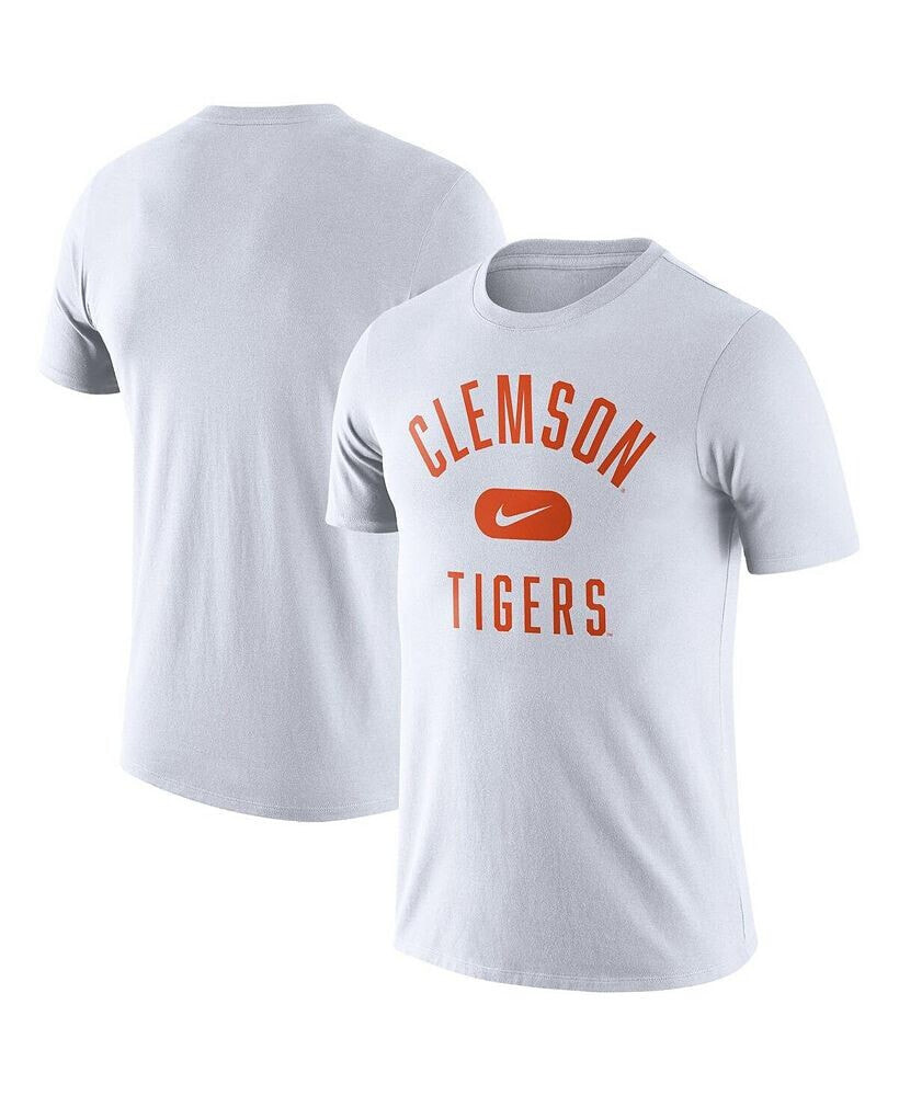 Nike men's White Clemson Tigers Team Arch T-shirt