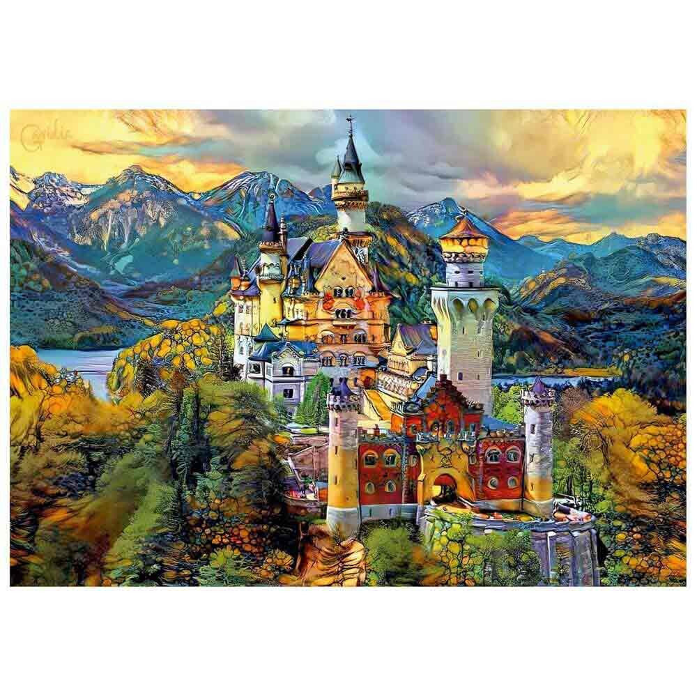 EDUCA 1000 Pieces Neuschwanstein Castle Puzzle