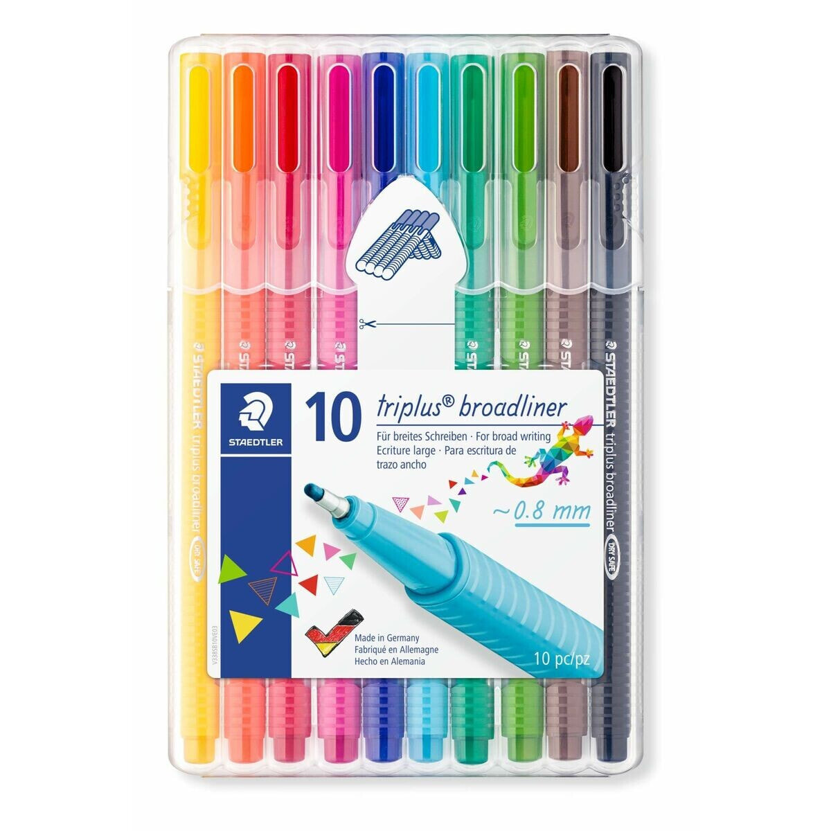 Set of Felt Tip Pens Staedtler 338 SB10 (10 Pieces)