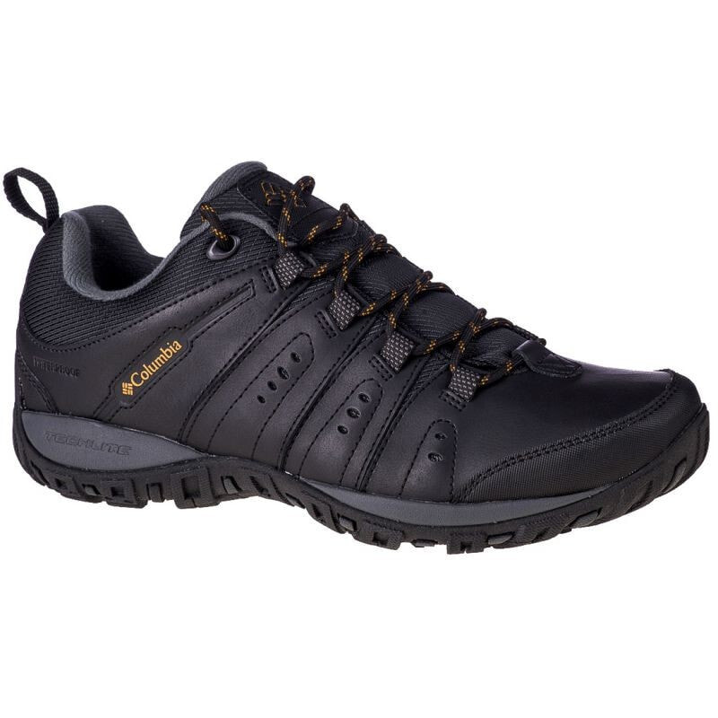 Мужские кроссовки спортивные треккинговые черные текстильные низкие демисезонные Inny Columbia Woodburn II M 1553001010