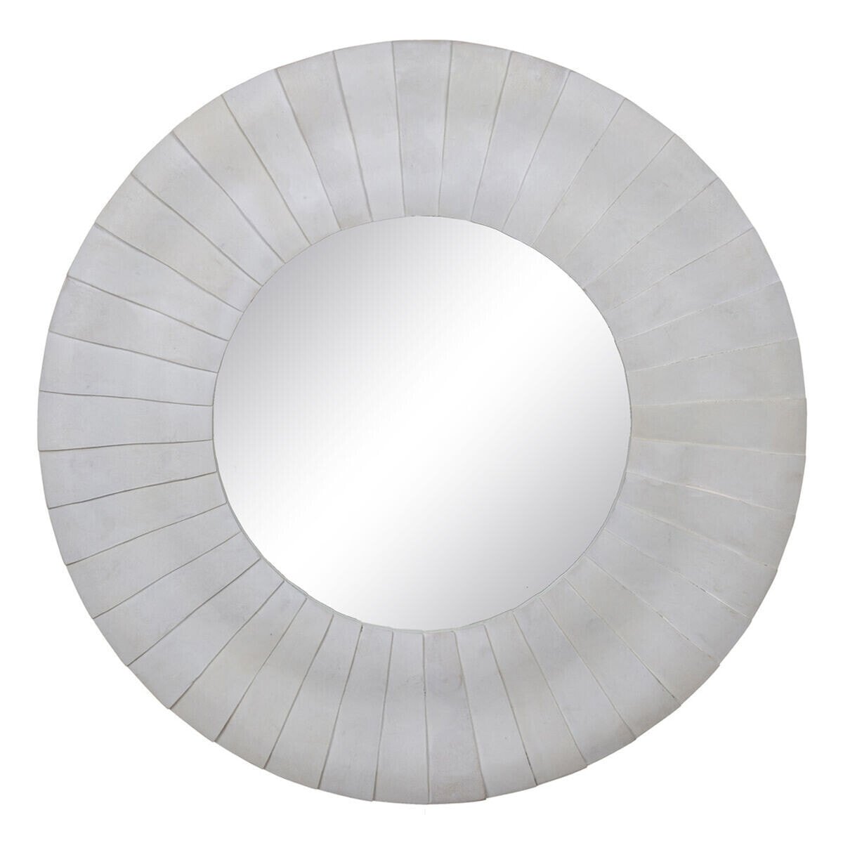 Wall mirror White 102 x 6 x 102 cm