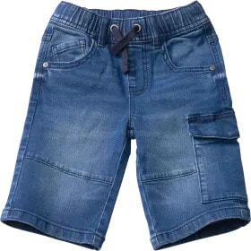 Shorts aus Jeans-Stoff, blau, Gr. 140, 1 St