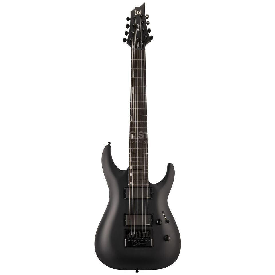 ESP LTD H-1008 Baritone Evertune Black Satin