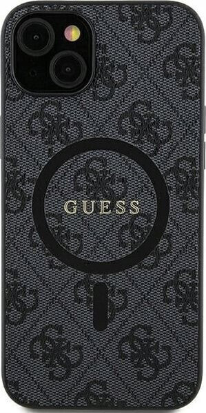 Guess Oryginalne Etui GUESS Hardcase GUHCS24SGF4GGR do Samsung S24 (Kompatybilny z Magsafe / 4G Ring classic logo / czarny)