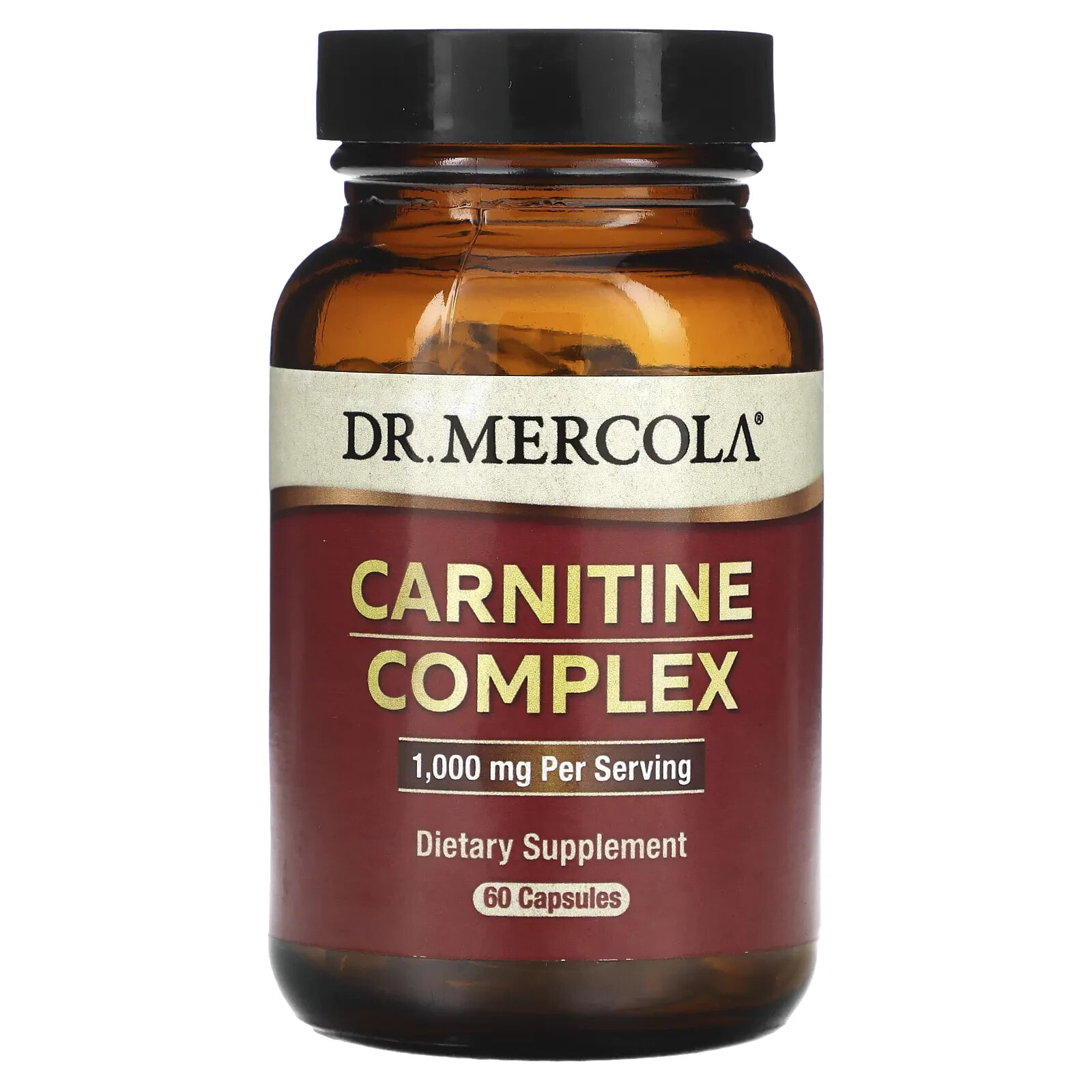 Carnitine Complex, 1,000 mg, 60 Capsules (500 mg per Capsule)