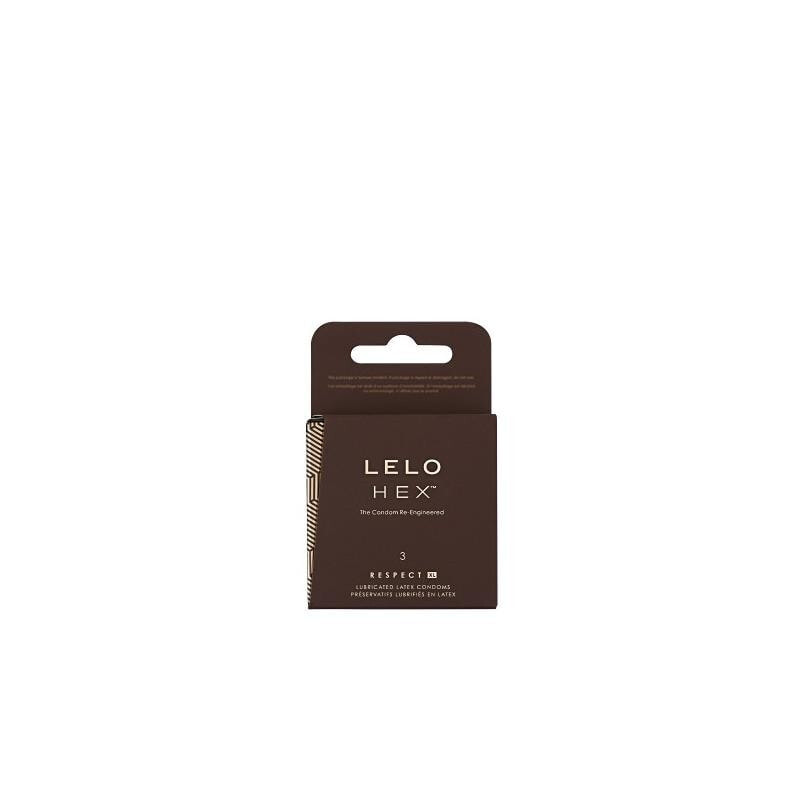 Презервативы Lelo HEX RESPECT XL Condoms 3 Pack