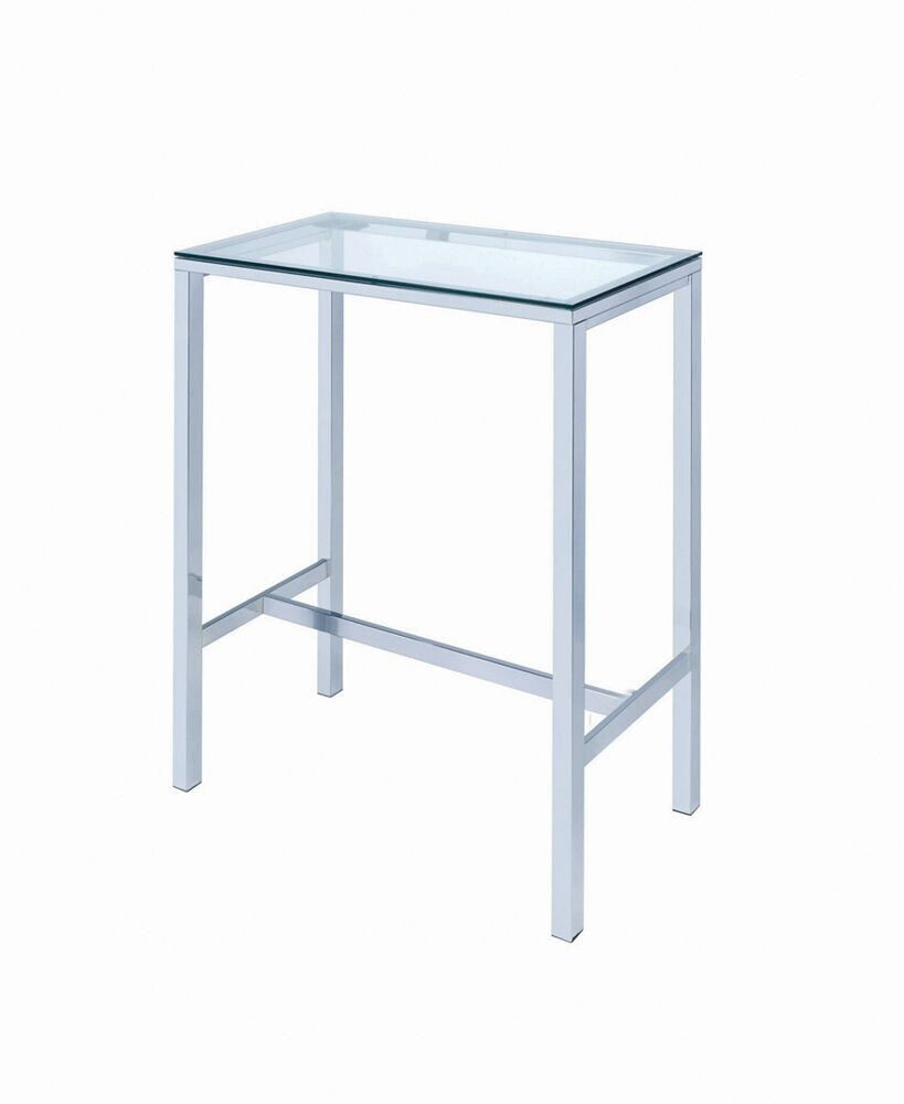 Coaster Home Furnishings augustas Bar Table with Glass Top