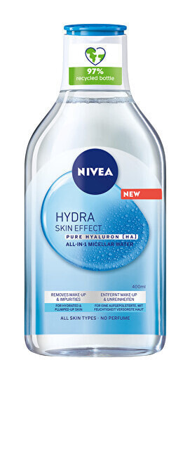 Nivea Hydra Skin Effect Micellar Water Увлажняющая мицеллярная вода для всех типов кожи 400 мл