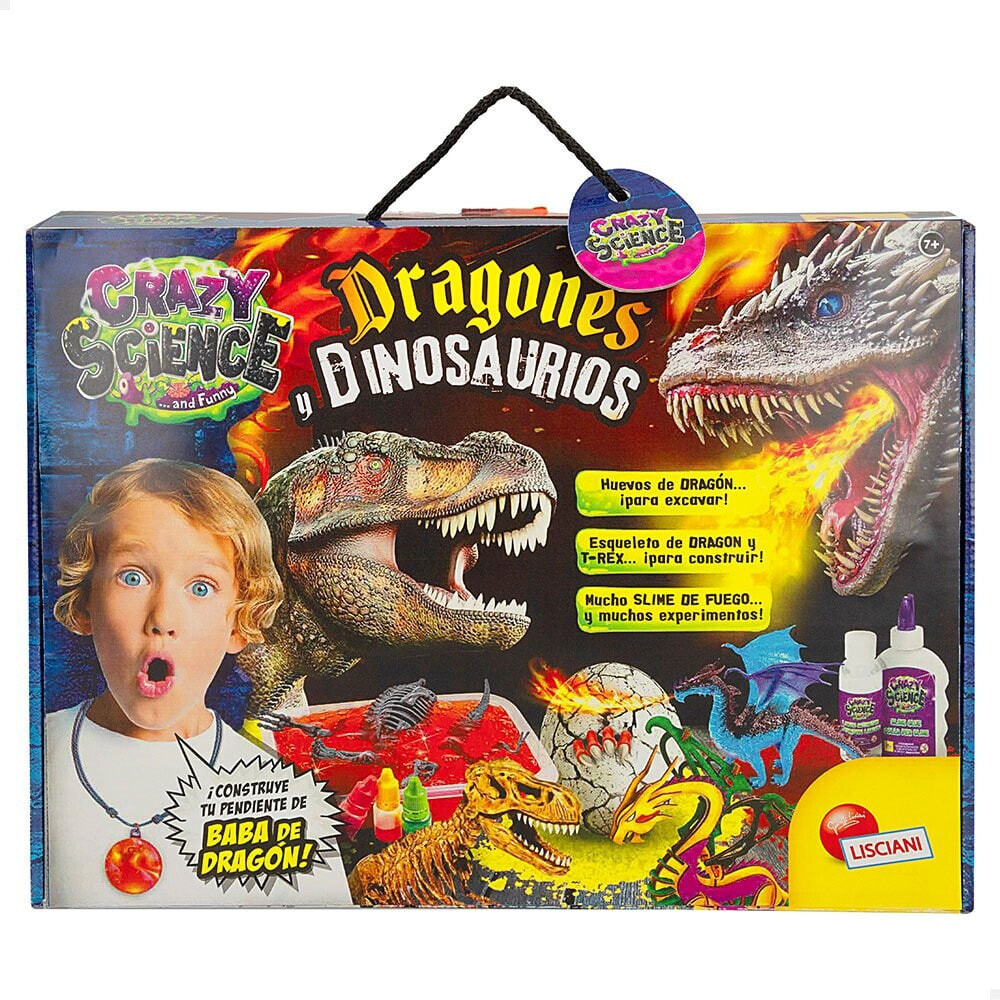 LISCIANI Crazy Science Dinosaurs And Dragons Construction Game