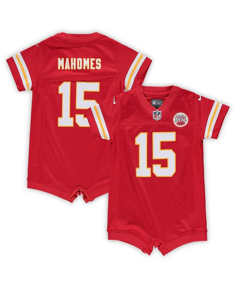 Nike infant Girls and Boys Patrick Mahomes Red Kansas City Chiefs Romper Jersey