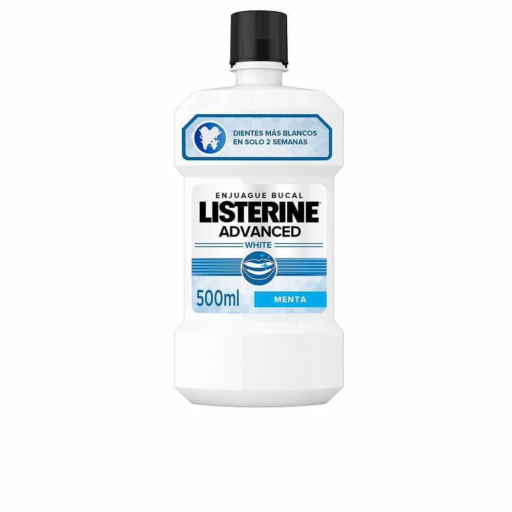 Listerine Advanced White Mouthwash Отбеливающий ополаскиватель с мятным вкусом 500 мл