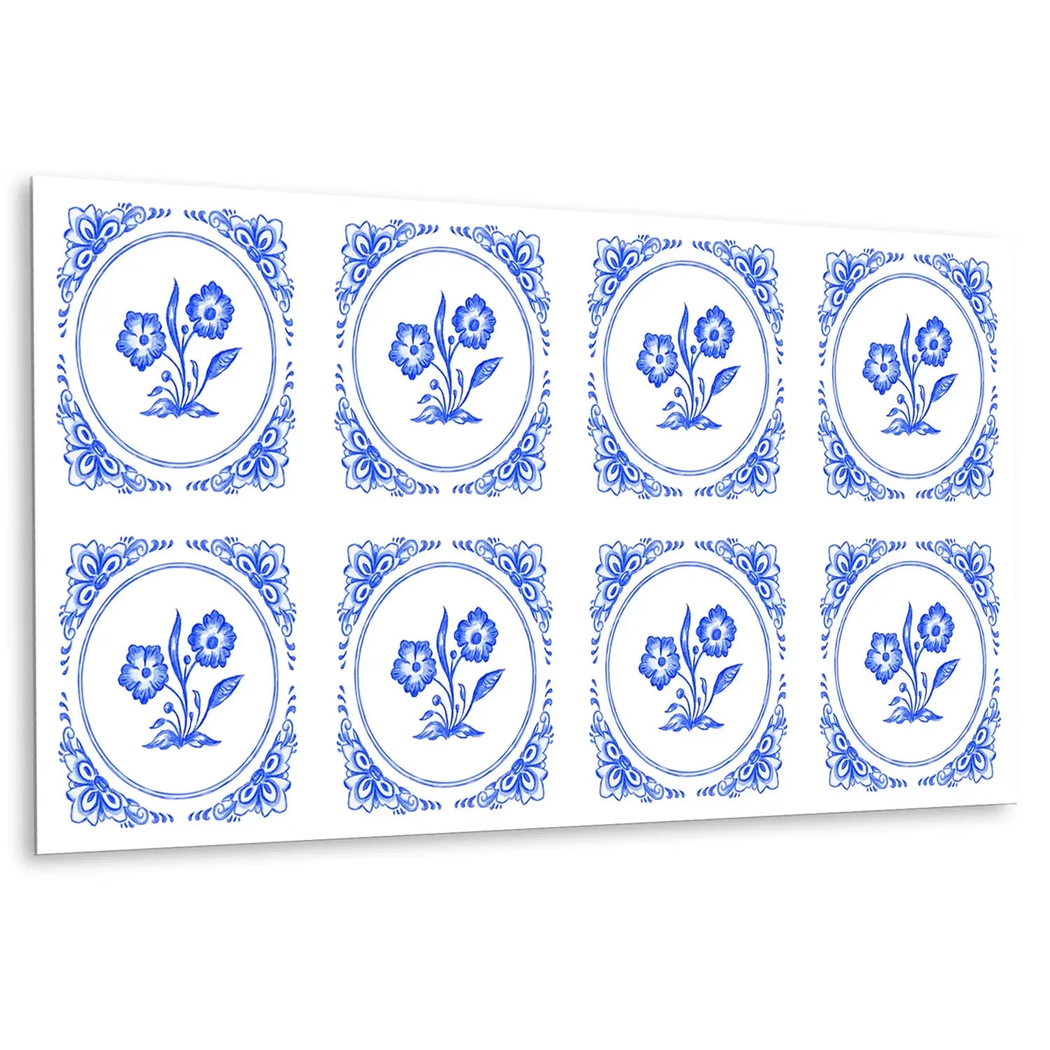 Selbstklebendes Wandpaneel Azulejos