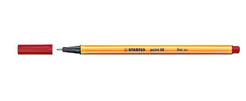 STABILO point 88 капиллярная ручка Красный 1 шт 88/50
