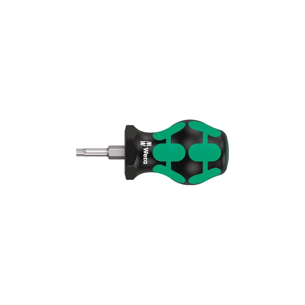 Wera Schraubendreher 367 TORX® Stubby Größe T 20 Klingenlänge 25 mm 2-Komponentengriff Rundklinge