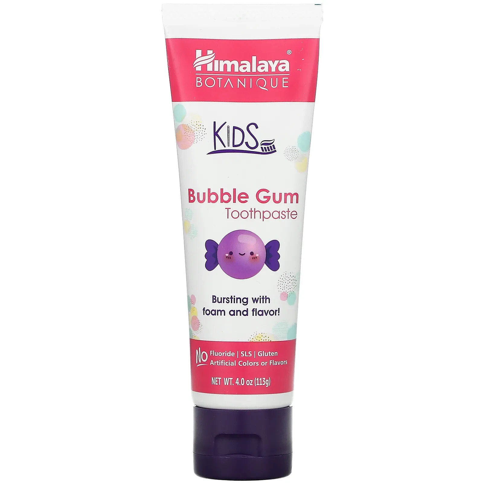 Хималая Хербал Хэлскэр, Botanique, Kids Toothpaste, Cool Mint, 4.0 oz (113 ml)