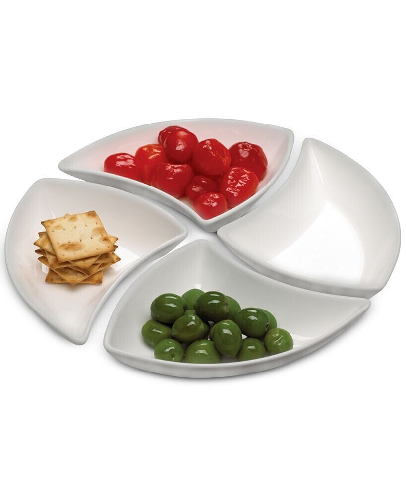 Villeroy & Boch new Wave Set of 4 Appetizer Dishes