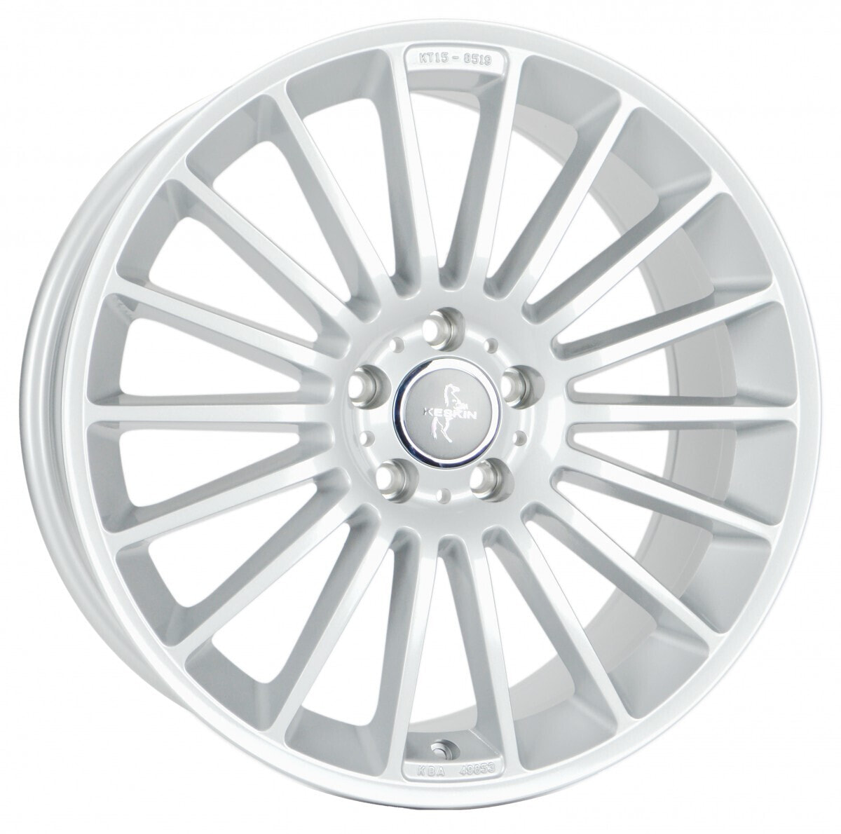 Колесный диск литой Keskin KT15 Speed silver painted 7x17 ET38 - LK5/112 ML66.6