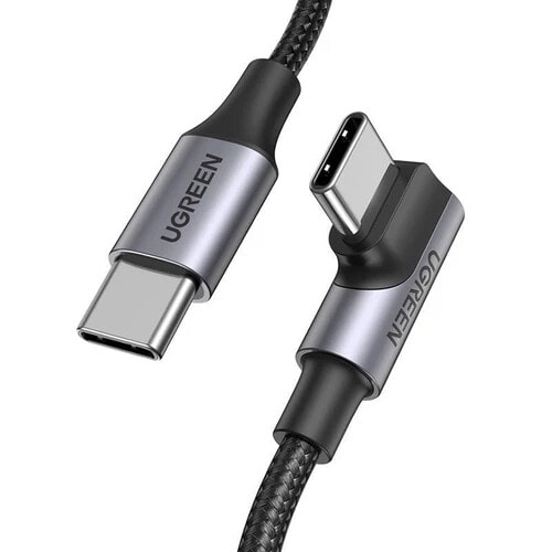Ugreen 70643 USB кабель 1 m USB 2.0 USB C Черный, Серый