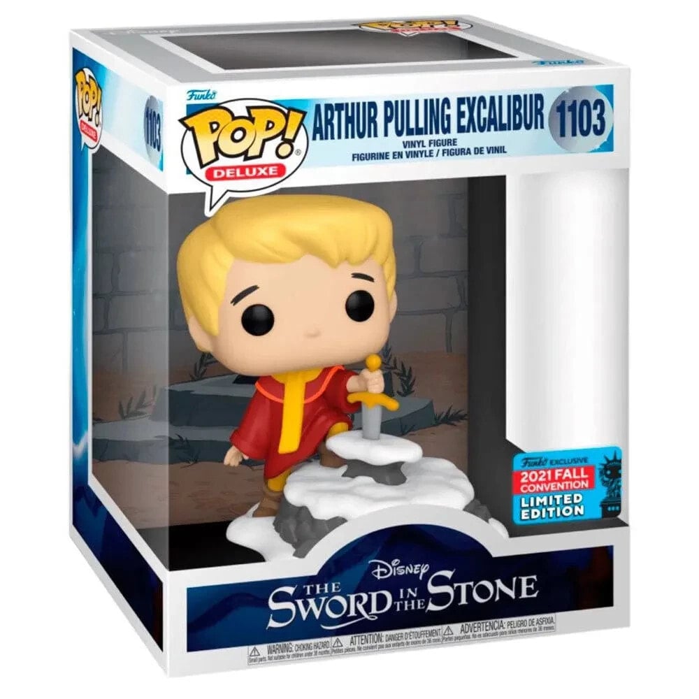 FUNKO POP Deluxe Disney The Sword In The Stone Arthur Pulling Excalibur Exclusive