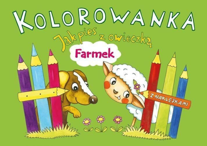 Kolorowanka. Jak pies z owieczką. Farmek - 181234