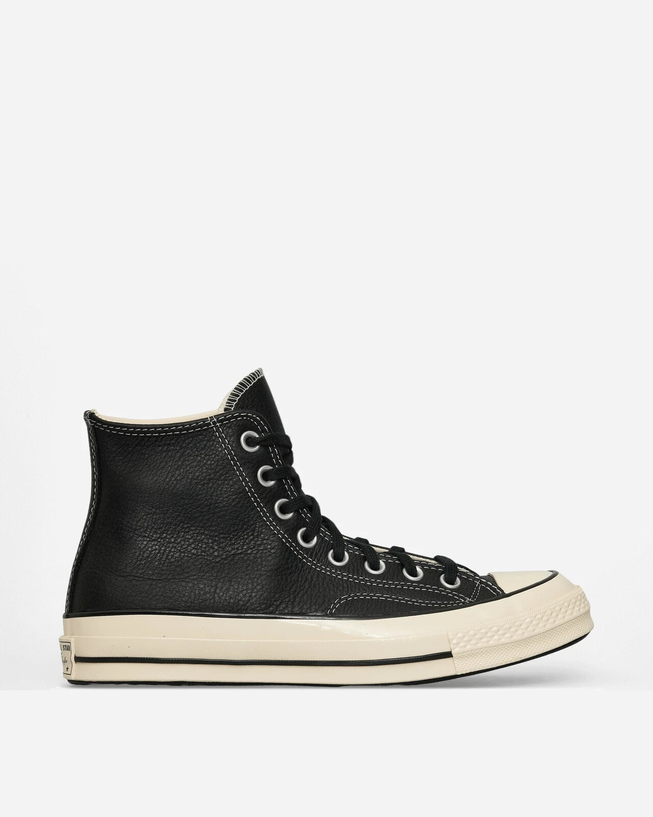 Chuck 70 Leather Sneakers Black / Natural Ivory