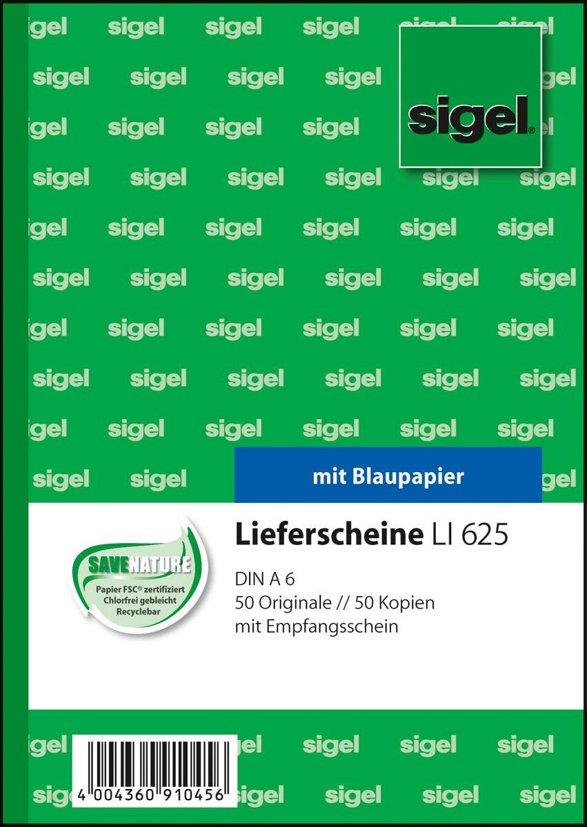 Sigel LI625 коммерческий бланк