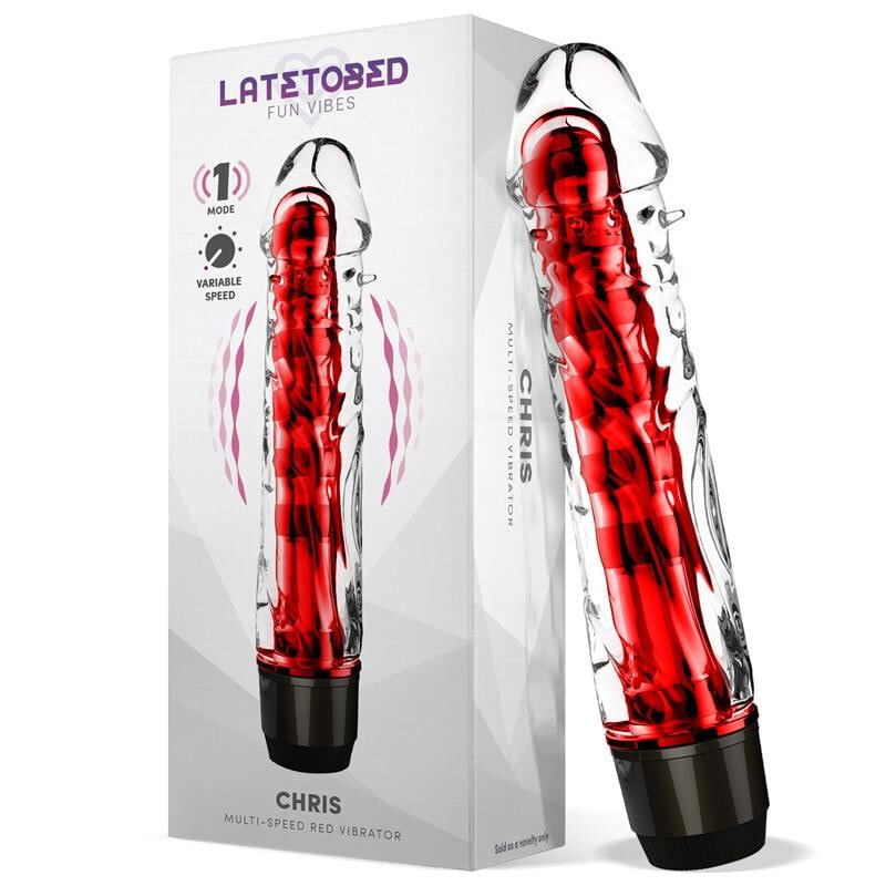 Вибратор LATETOBED Chris Multi-Speed Vibe Red