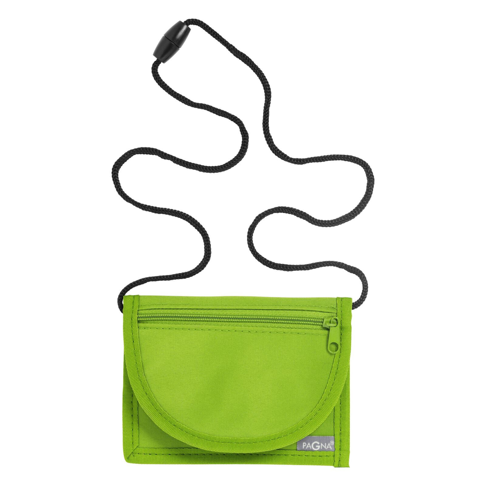 Pagna 99507-17 - Neck pouch - Green - Nylon - Monochromatic - Neck strap - Hook-and-loop closure
