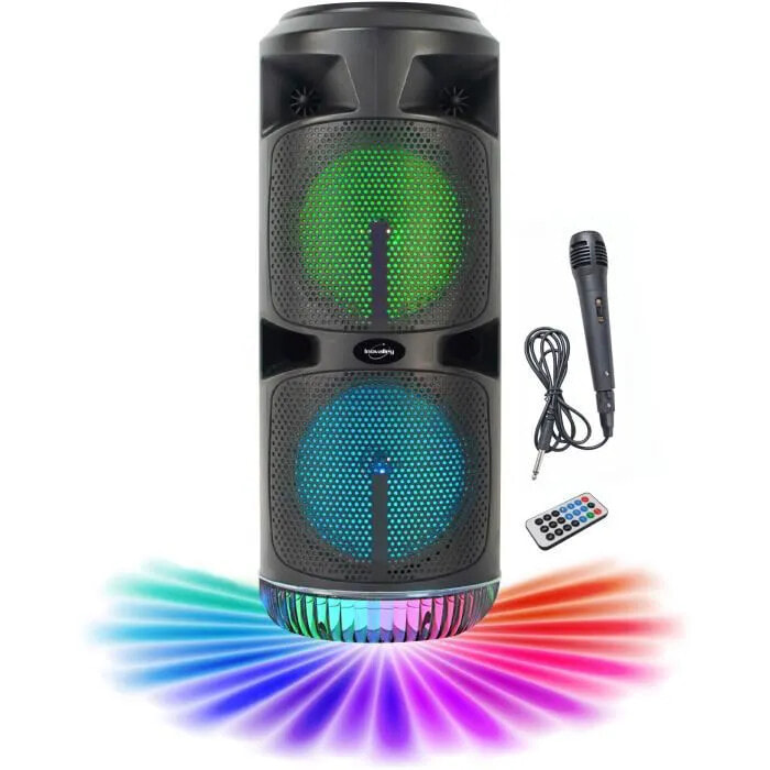 INOVALLEY KA03-XXL - Karaoke-Lautsprecher - Bluetooth V5.0 - 450 W