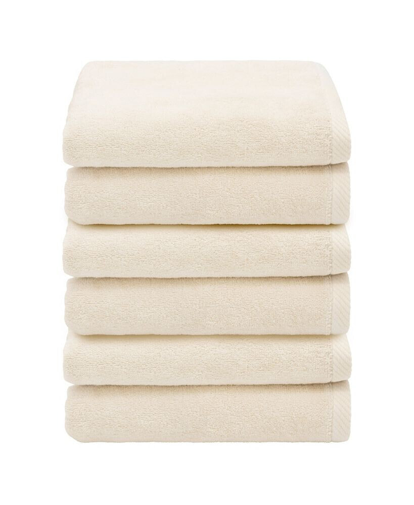 Linum Home textiles Ediree 6 Piece Turkish Cotton Hand Towels Set