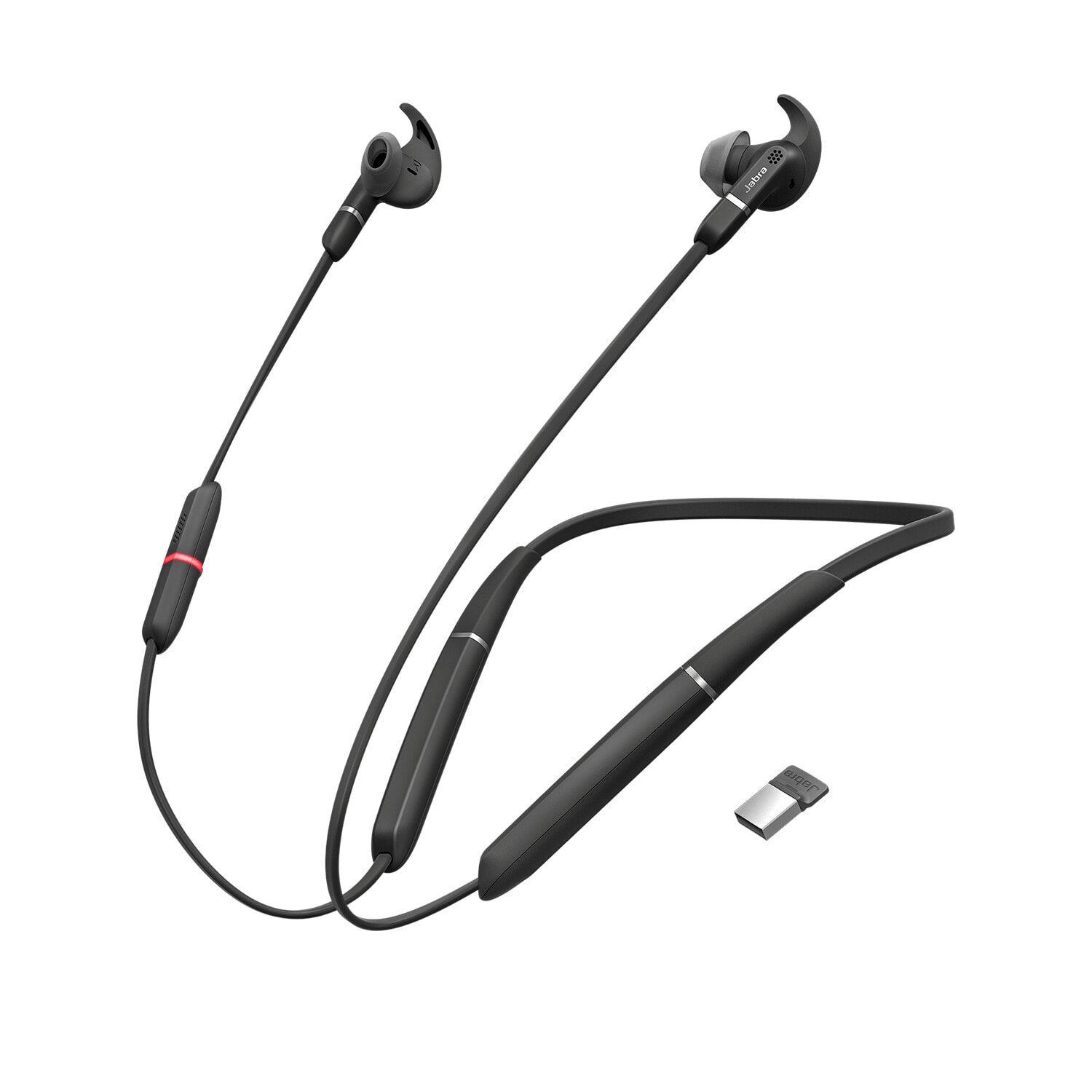 Jabra Evolve 65e MS & Link 370 Гарнитура Затылочная дужка Черный  6599-623-109 цвет черный — купить недорого с доставкой, 3231974