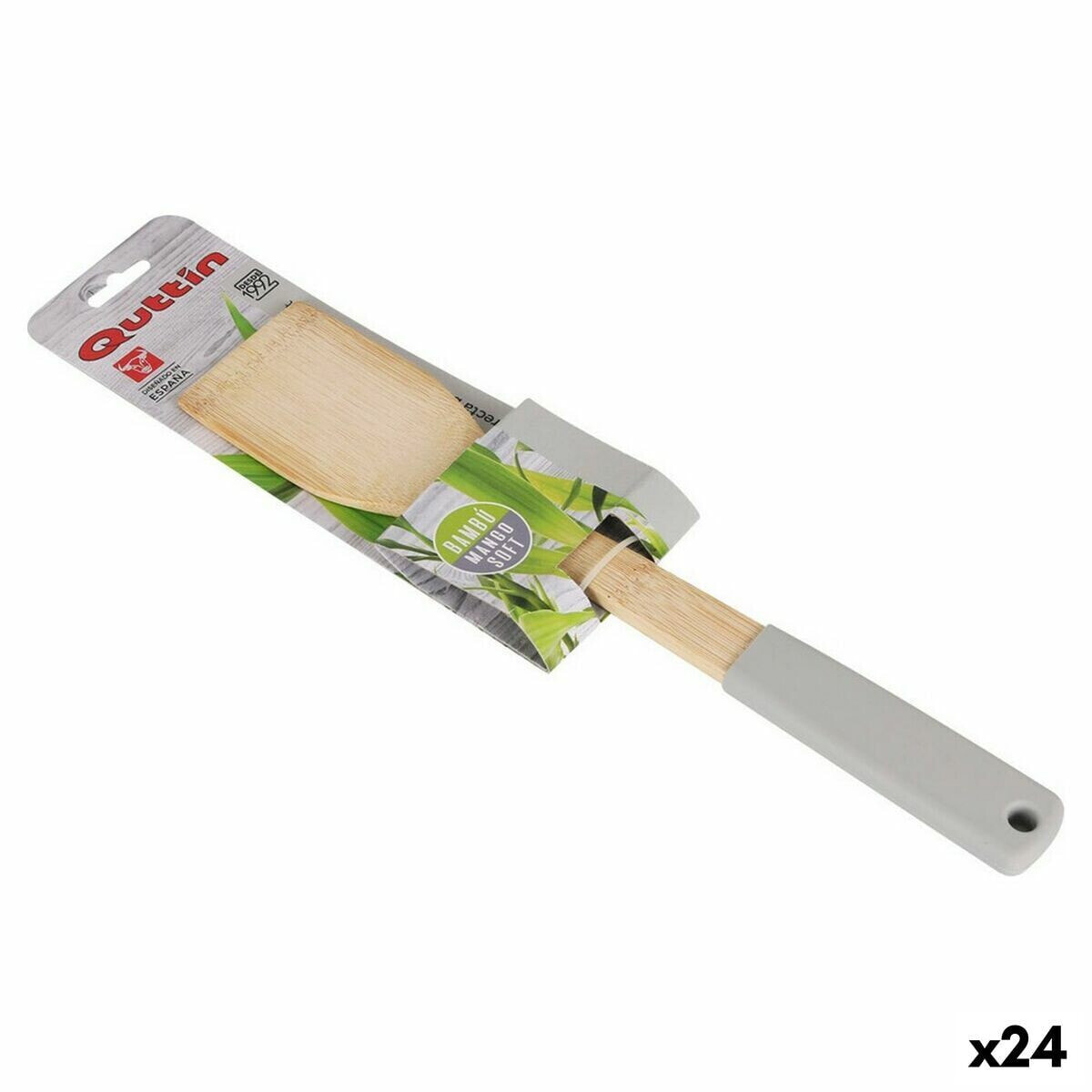Лопатка Quttin Soft прямой Бамбук 30 x 6 cm (24 штук) (30 cm)