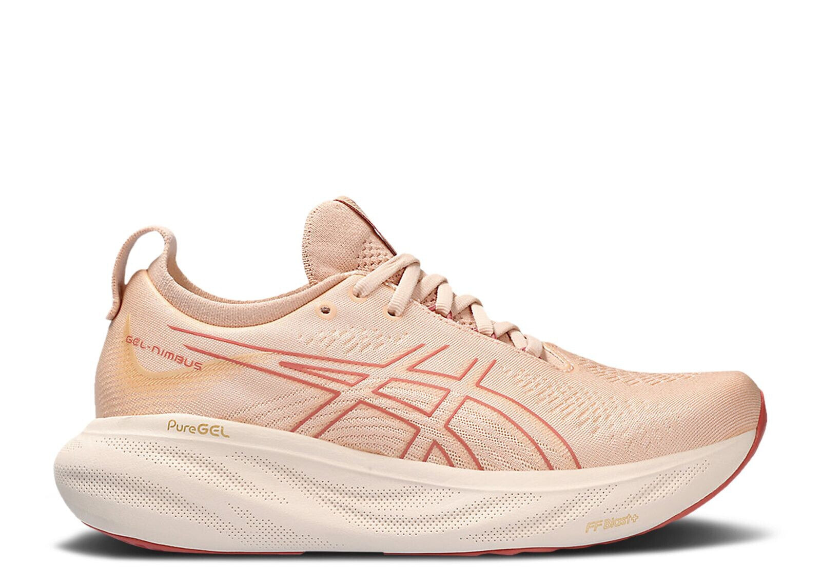 Wmns Gel Nimbus 25 'Pale Apricot Light Garnet'