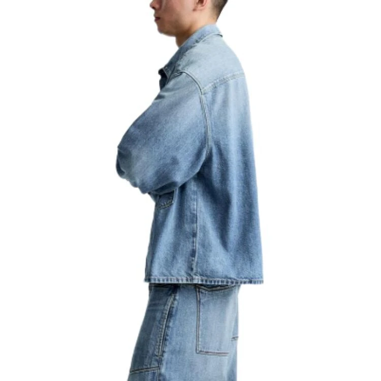 ZARA Denim Jacket Men's Light Blue