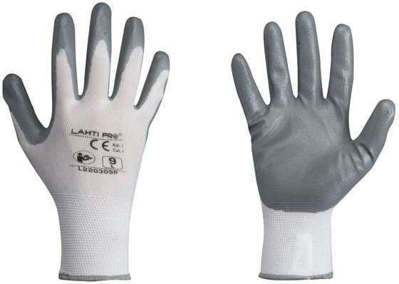 Lahti Pro Nitrile-Coated Safety Gloves Size 9 (L220309K)