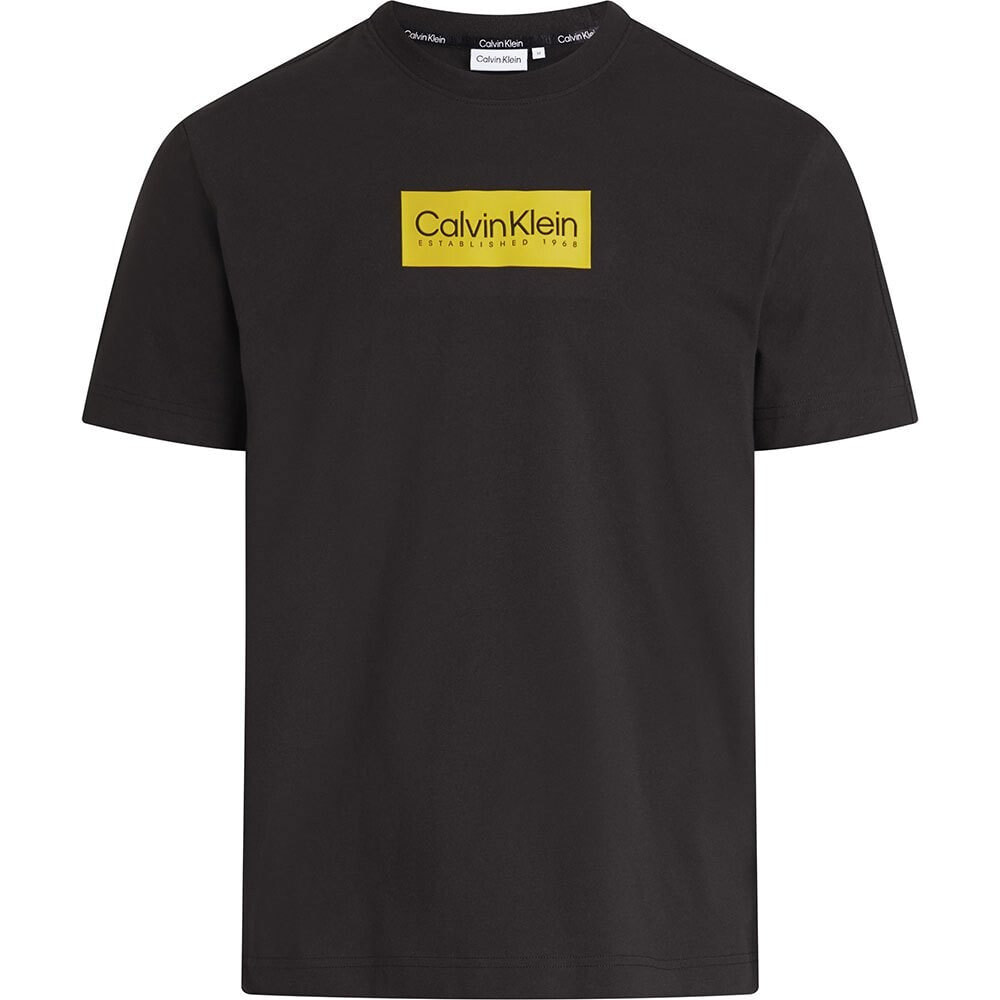 CALVIN KLEIN Raised Rubber Logo Short Sleeve T-Shirt