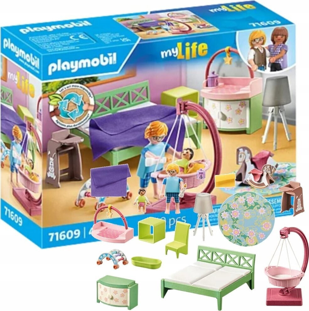 Figurka Playmobil Playmobil My Life 71609 Sypialnia z kącikiem zabaw dla dzieci